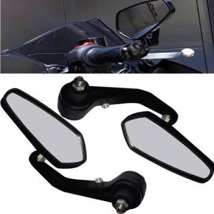 Pious Manual Rear View Mirror For TVS Universal For Bike