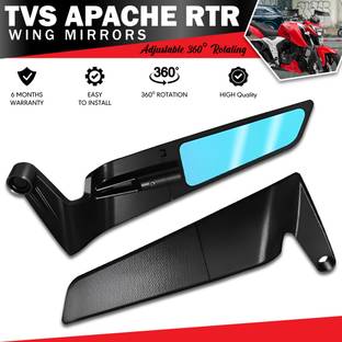 OBEROI'S TRADERS Manual Rear View Mirror For TVS Appache RTR 160, Appache RTR 180