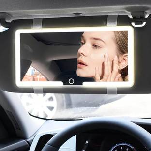 KINGFORU Manual Vanity Mirror, Driver Side, Passenger Side For Universal For Car Universal For Car