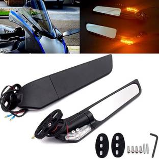 OTO2EYE Manual Rear View Mirror For Universal For Bike Universal For Bike