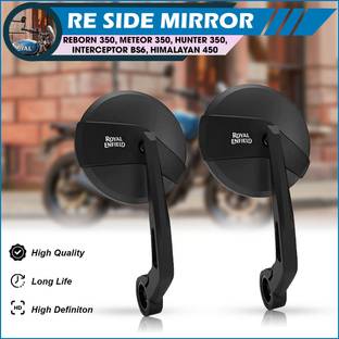 Otoroys Manual Rear View Mirror For Royal Enfield Classic 350, Classic 500, Standard 350 Twin Spark, Electra Delux