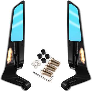 OBEROI'S TRADERS Manual Rear View Mirror For Universal For Bike Universal For Bike