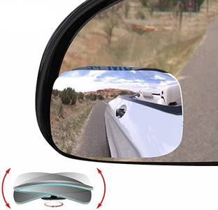 CARWORLD Manual Blind Spot Mirror, Rear View Mirror For Universal For Car Universal For Car