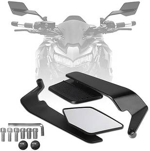 B.K Accessories Manual Rear View Mirror For Hero, Honda, KTM, TVS, Yamaha, Universal For Bike Universal For Bike