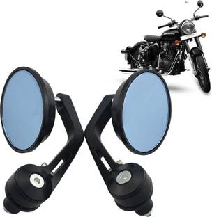 DvineAutoFashionZ Manual Rear View Mirror For Royal Enfield Classic 350