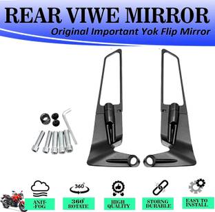 DvineAutoFashionZ Manual Rear View Mirror For Hero Universal For Bike