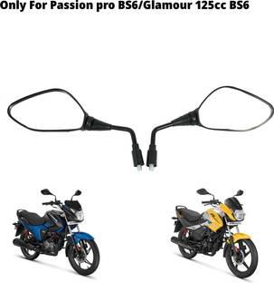 VKHAS Manual Rear View Mirror, Dual Mirror For Hero Passion, Glamour
