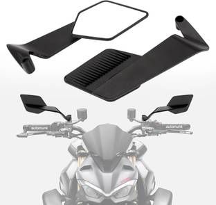 automunk Manual Rear View Mirror For KTM, Yamaha, Suzuki Universal For Bike
