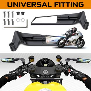 Atoray Manual Rear View Mirror For Yamaha, Suzuki, Honda, BMW, KTM Universal For Bike