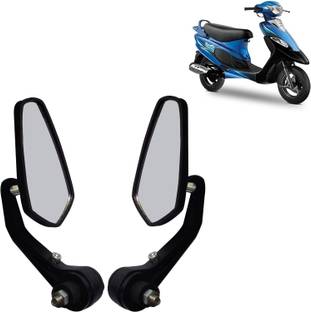 DvineAutoFashionZ Manual Rear View Mirror For TVS Universal For Bike
