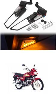 LOVMOTO Front, Rear LED Indicator Light for Hero Splendor
