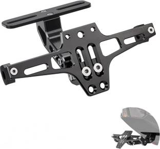 OBEROI'S TRADERS Universal Adjustable Foldable Tail Tidy / Bike Number Plate Holder For All Bikes Bike Number Plate