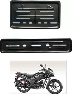 E-Shoppe Bike Number Plate Frame (Front & Back) For Passion Bike Number Plate