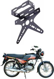 E-Shoppe REAR NUMBER PLATE STAY SMALL AND TAIL TIDY VISOR (BLACK) For Samurai Bike Number Plate