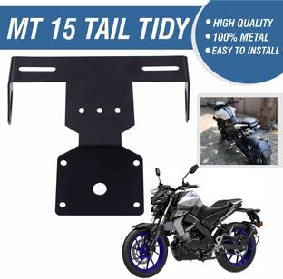 ASRYD Motorcycle Bike Cnc Yamaha MT-15 Tail Tidy Black Bike Number Plate