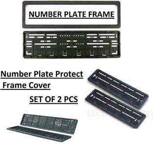 carbox Ultimate Quality Frame for All CAR Number Plates, ALL HSRP Vehicle Number Frame Car Number Plate