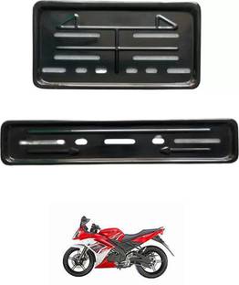 E-Shoppe Bike Number Plate Frame (Front & Back) For YZF R15 S Bike Number Plate