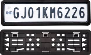 carbox Car Number Plate Frame For HSRP Number Plate Protection your Car.Fit For All Car Number Plate