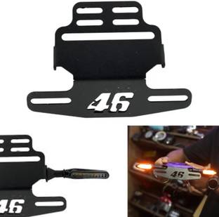 eXarioGadget 46 Tail Tidy Number Plate Holder universal for All Bikes Bike Number Plate