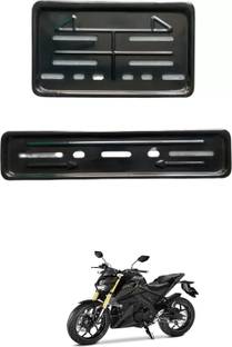 E-Shoppe Bike Number Plate Frame (Front & Back) For MT 15 Bike Number Plate