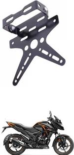 E-Shoppe REAR NUMBER PLATE STAY SMALL AND TAIL TIDY VISOR (BLACK) For X-Blade Bike Number Plate