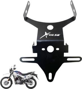 Dhe Best Bike Metal Tail Tidy / Number Plate Holder Bracket Black For Hero XPulse 200 4V Bike Number Plate