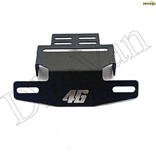 DheVan Motorcycle Bike CNC Number Plate 46 Frame Holder Tail Tidy NP-01D Bike Number Plate