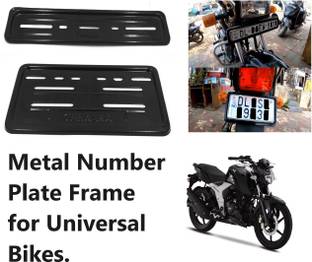 SRPHERE Bike Number Plates metal frame Front and Back for TVS Apache RTR 160 4V Bike Number Plate