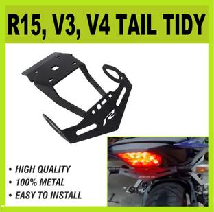 HALLOWS Tail Tidy for R15 V3 & V4 Matte Black Bike Bike Number Plate