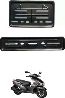 E-Shoppe Bike Number Plate Frame (Front & Back) For Ntorq 125 Bike Number Plate
