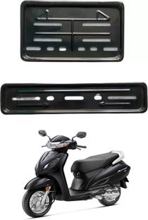 E-Shoppe Bike Number Plate Frame (Front & Back) For Activa 6G Bike Number Plate
