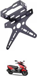 E-Shoppe REAR NUMBER PLATE STAY SMALL AND TAIL TIDY VISOR (BLACK) For NTORQ Bike Number Plate