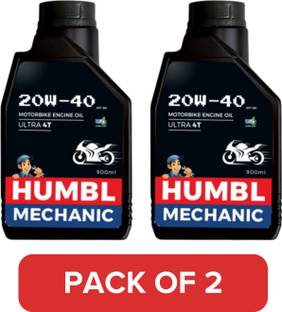 Neosol 9328110111 Humble Mechanic (combo pack of 2) 20w-40 4T Engine Oil for Bikes and scooters Inline Oil Filter