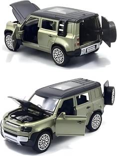 joymax Metal Pull Back Car Defender Toy | Die-Cast SUV Model with Opening Doors & Back