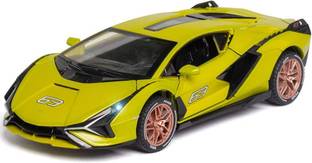 UKAXA 1:32 Lamborghini Sian Die cast Metal Car Model Toy Car For Kid 2 Year