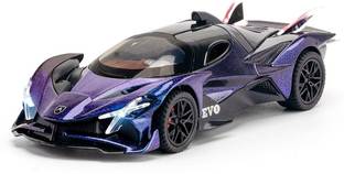 Magicwand 1:24 Die-Cast Apollo EVO Doors Pull Back Lights Horn Steerable-Magenta