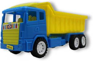 neoinsta shopping Friction Powered Plastic jcb dumper construction truck blue|yellow toy(small)