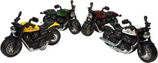 Kidzfun Pullback Die Cast Bike Motorcycle Bike Toy Mini Bike toy Metal bike for kids