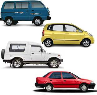 Mahadev ji Pullback Maruticars set for kids|OpenableDoors|set of 4|(van,esteem,gypsy,zen)