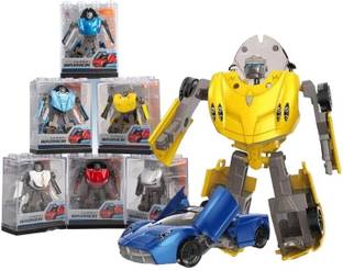 Bestie Toys Action Figure Alloy Deformation Robot CarModels Sports Car/SUV/Stackable Plastic