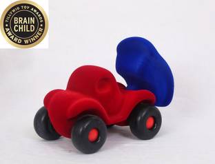 Rubbabu Cleanupper The Dump Truck Large - Red+Blue