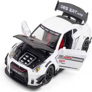 Skstore 1:24 Nissan GTR R35 Sports Car Alloy Model Car Diecasts & Toy Pull-back Soun