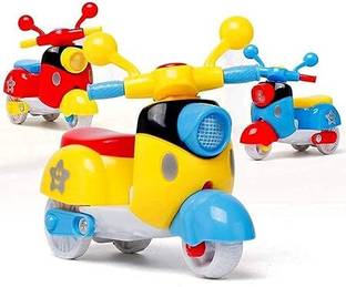 hda group Friciton Mini Scooter Toys for Kids