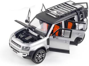 KTRS 1/24 Land Rover New Defender 110 Diecast Model Car Toy Collection Sound Light