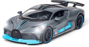 Meesaj Bugatti Divo 1:32 Diecast Metal Pull-Back Toy Car with Lights & Music
