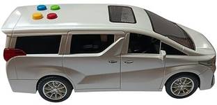 Bestie Toys Alphard MPV Die-Cast Toy Car with Lights & Sound – Pull Back Action, Openable Do