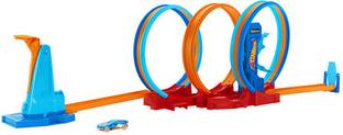 HOT WHEELS Ultra Hots Loop Madness with 3 Loops & 1 Toy Car