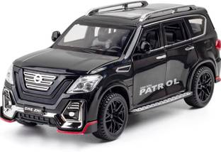 Akvanar 1:24 Die cast Nisan patrol Pull Back Simulation Metal Light & Soundmulticolorpc1