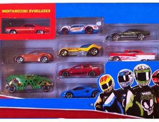 Toyvala Die Cast Metal Car Set of 10 for Kids Assorted Design-J