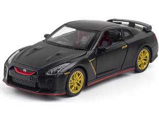 KTRS Nissan GTR R34 1:32 Metal Die Cast Car Open Door, Light Sound For Kid